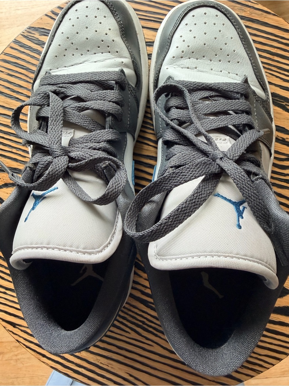 Women’s Air Jordan 1 Low Anthracite/Industrial Blue Sneakers